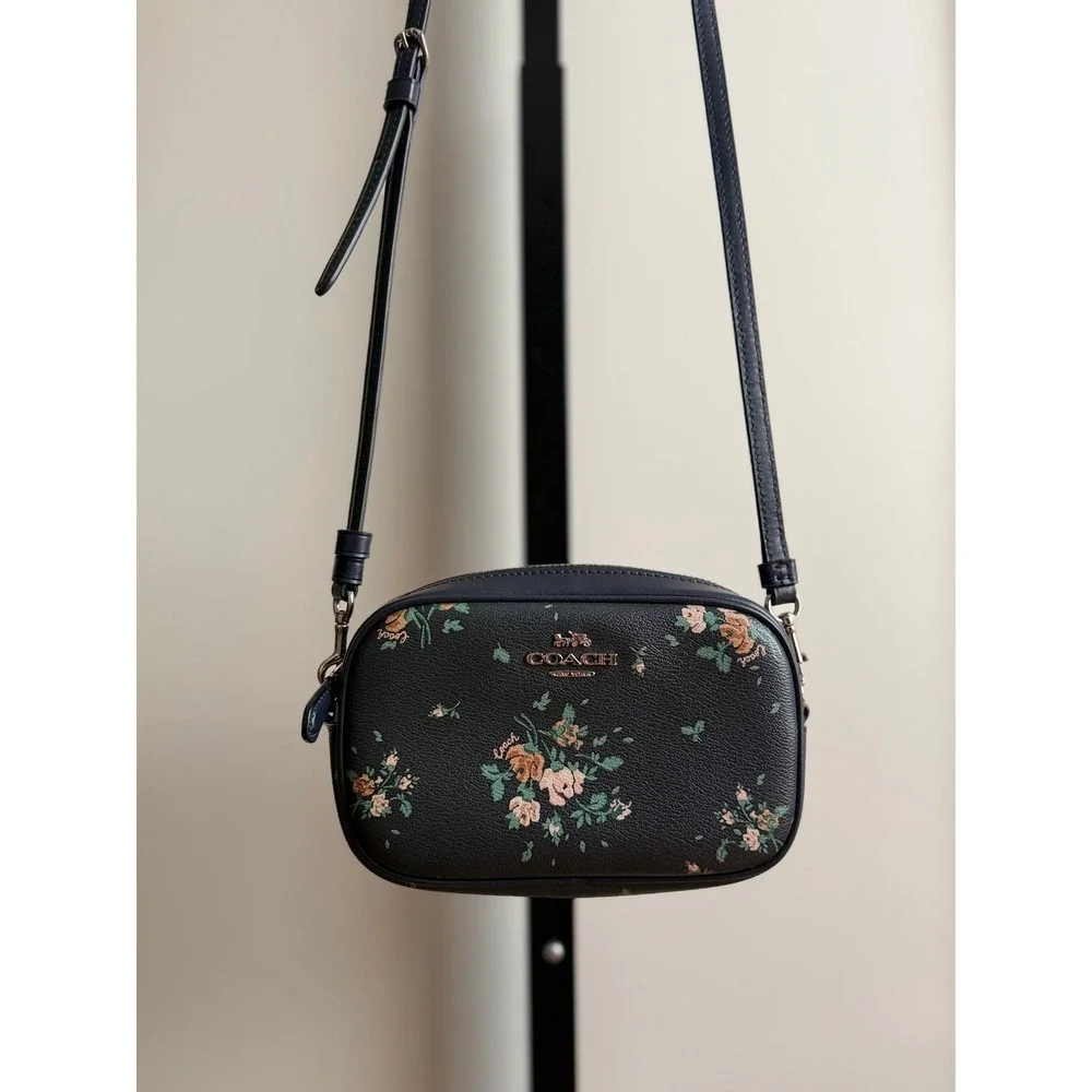 Coach Convertible Belt Bag / Crossbody Bag – Rose Bouquet Print‎